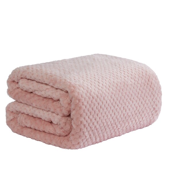 Pink Waffle Throw Wayfair